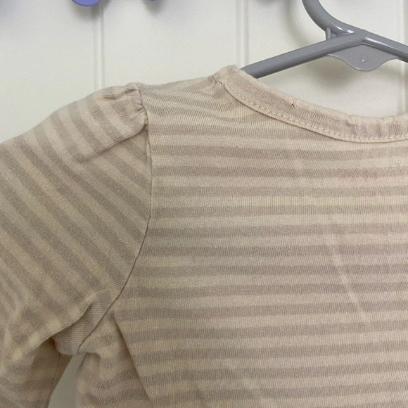 EUC | Genuine Kids by Oshkosh baby girl’s striped floral embroidered top — 12 mo - Picture 6 of 6